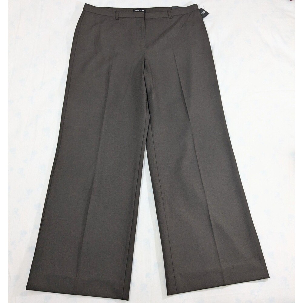 The Limited Pants Womens Size 12 Aubrey Fit Straight Suit Dress Trouser